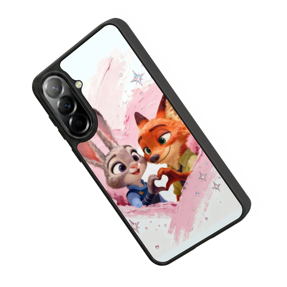 Samsung Galaxy A37 Uyumlu Zootropolis Tasarımlı Glossy Premium Kılıf