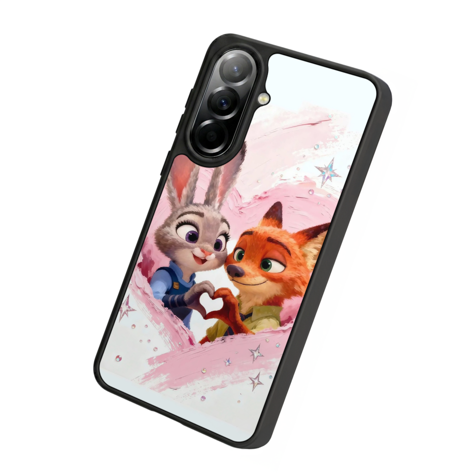 Samsung Galaxy A37 Uyumlu Zootropolis Tasarımlı Glossy Premium Kılıf