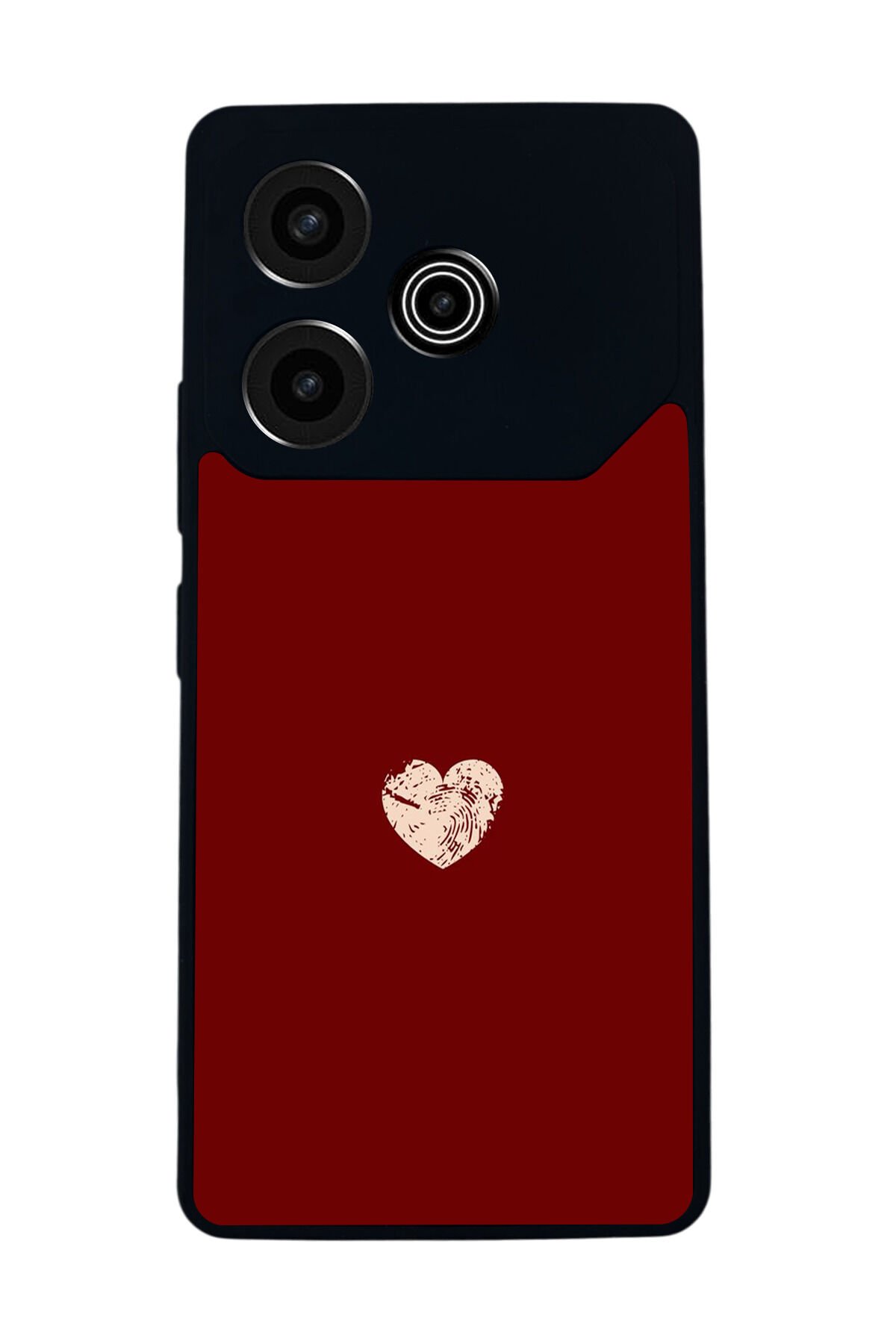 Tecno Pova 6 Uyumlu Kalp Love Tasarımlı Glossy Premium Kılıf