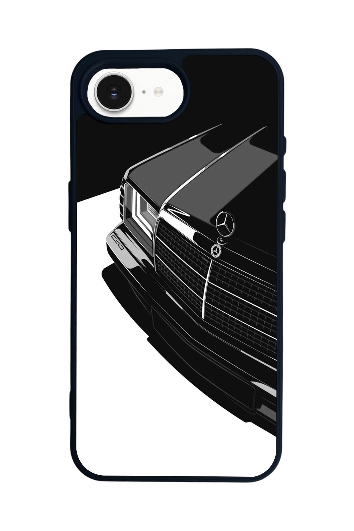 iPhone 16E Uyumlu Mercedes Tasarımlı Glossy Premium Kılıf