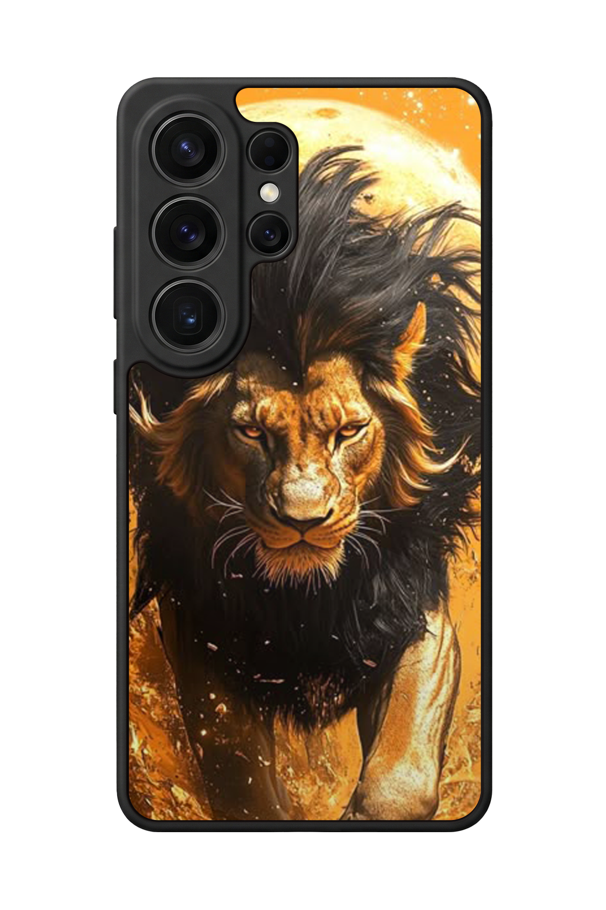 Samsung Galaxy S26 Ultra Uyumlu Aslan Tasarımlı Glossy Premium Kılıf