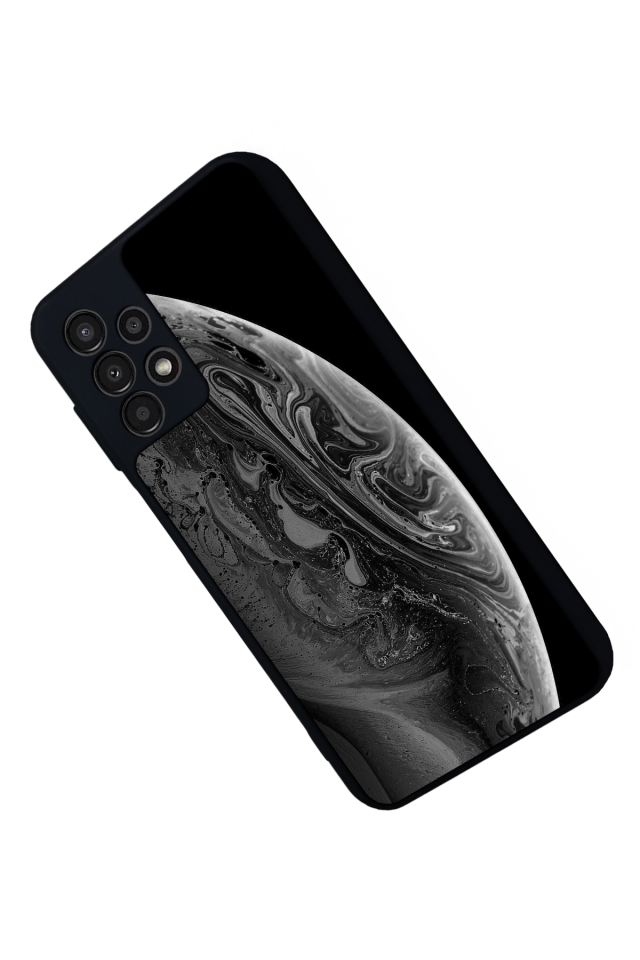 Samsung Galaxy A13 Uyumlu Ay Tasarımlı Glossy Premium Kılıf