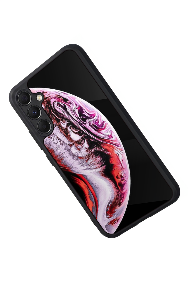 Samsung Galaxy M34 Uyumlu Ay Tasarımlı Glossy Premium Kılıf