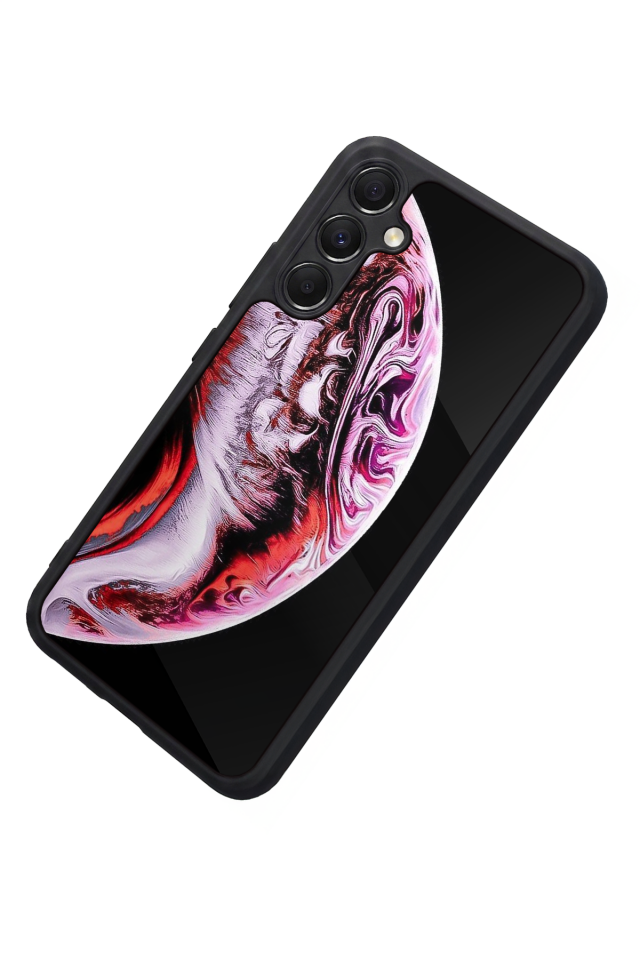 Samsung Galaxy M34 Uyumlu Ay Tasarımlı Glossy Premium Kılıf