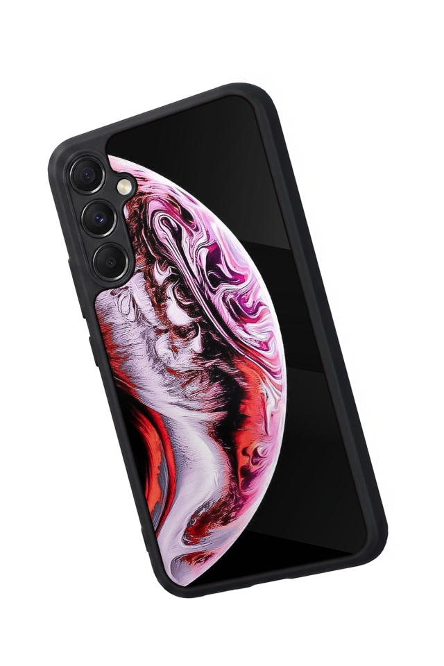 Samsung Galaxy M34 Uyumlu Ay Tasarımlı Glossy Premium Kılıf