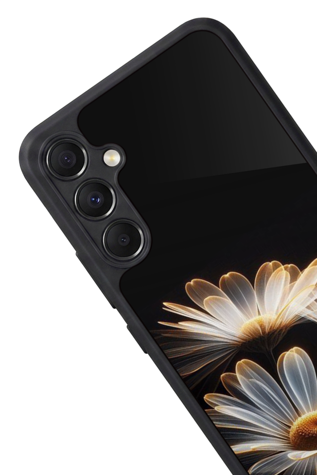 Samsung Galaxy A34 Uyumlu Cicek Tasarımlı Glossy Premium Kılıf