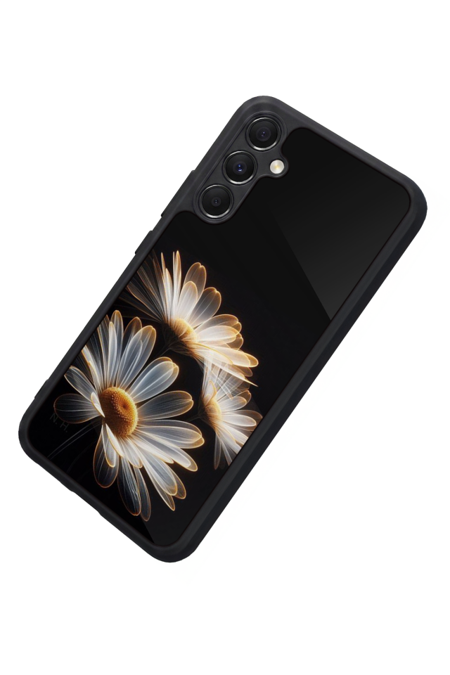 Samsung Galaxy A34 Uyumlu Cicek Tasarımlı Glossy Premium Kılıf