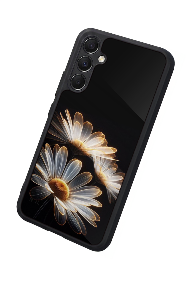 Samsung Galaxy A34 Uyumlu Cicek Tasarımlı Glossy Premium Kılıf