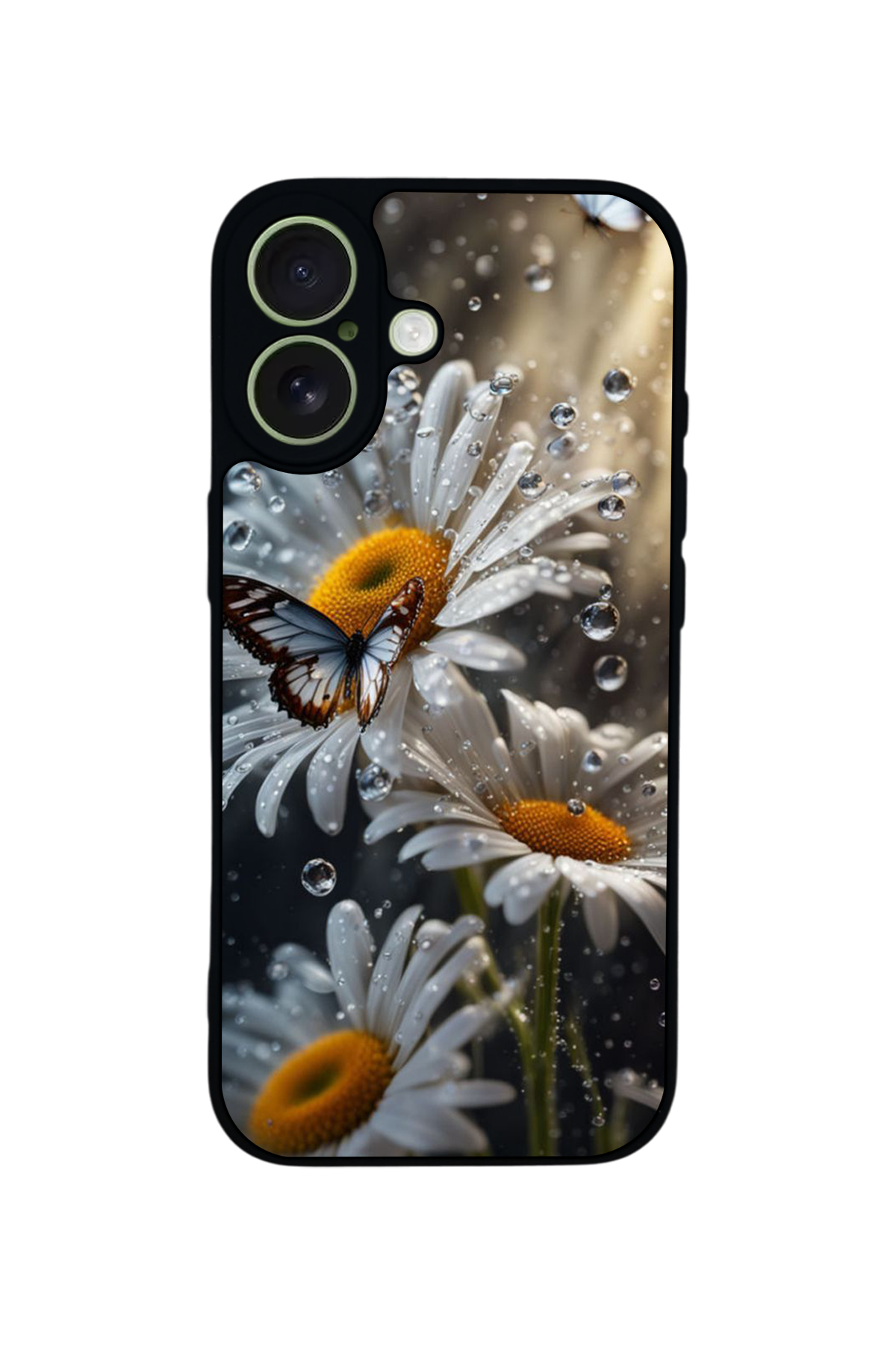 iPhone 17 Uyumlu Cicek Tasarımlı Glossy Premium Kılıf