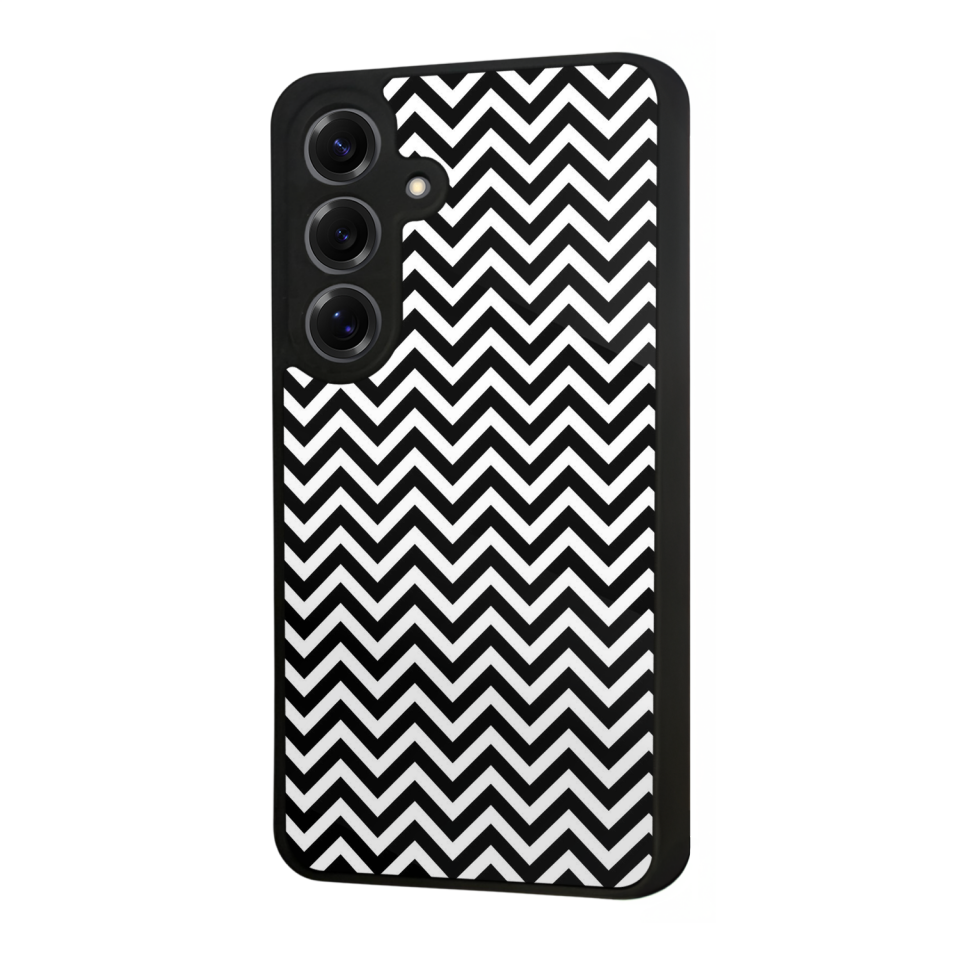 Samsung Galaxy S25 Uyumlu Çizgi Sanatı Tasarımlı Glossy Premium Kılıf