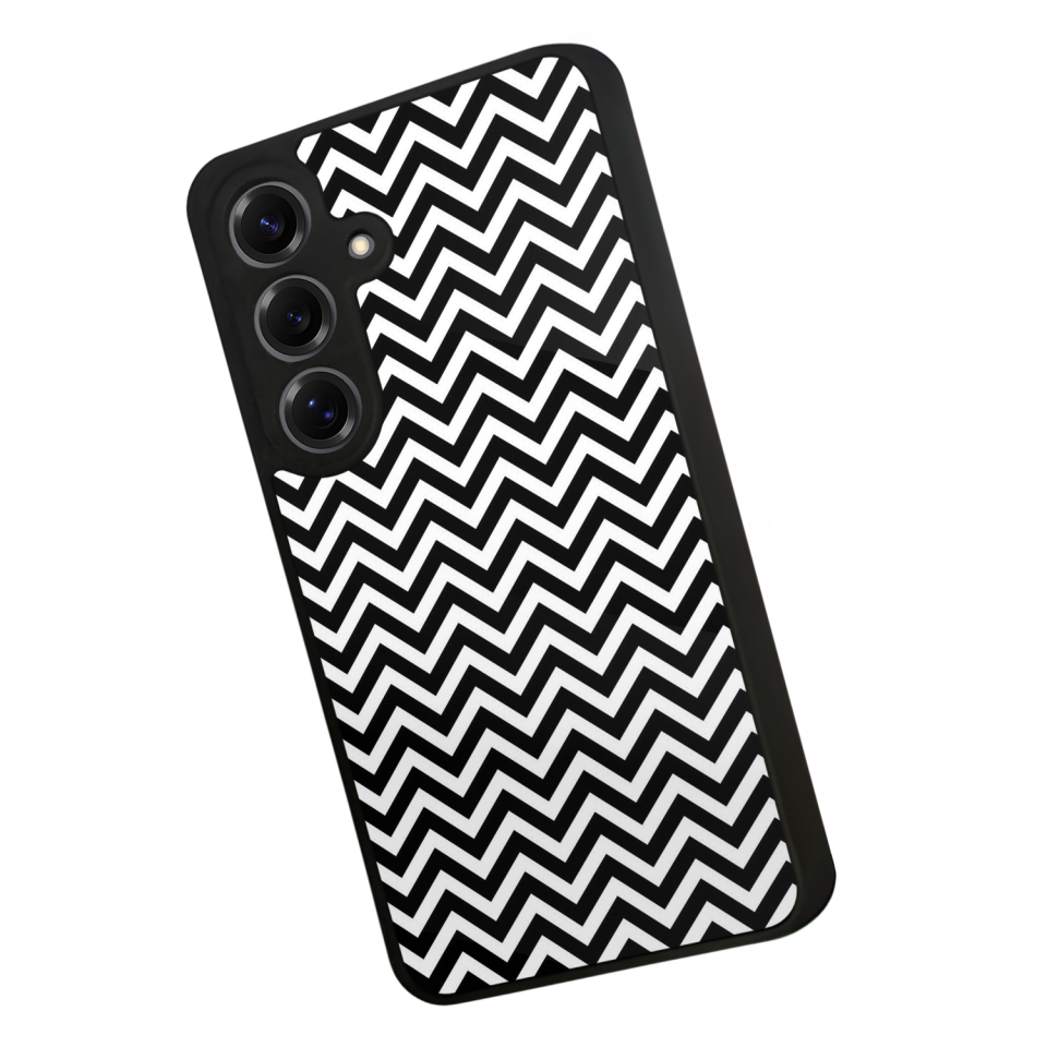 Samsung Galaxy S25 Uyumlu Çizgi Sanatı Tasarımlı Glossy Premium Kılıf