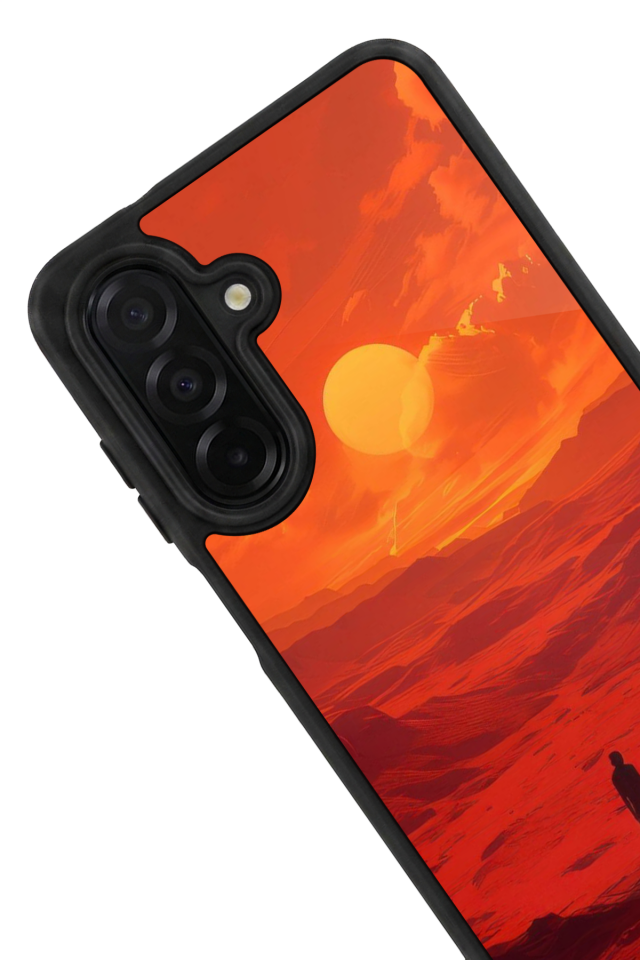 Samsung Galaxy A26 Uyumlu Güneş Tasarımlı Glossy Premium Kılıf