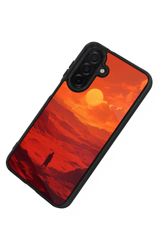 Samsung Galaxy A26 Uyumlu Güneş Tasarımlı Glossy Premium Kılıf