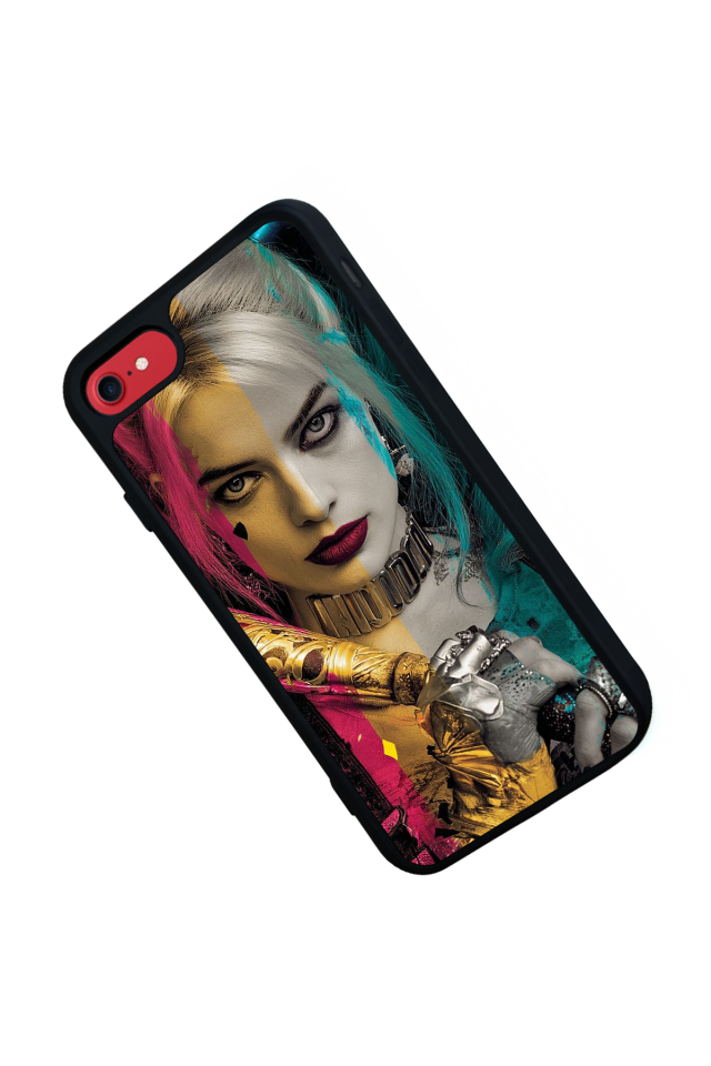 iPhone 8 Uyumlu HarleyQueen Tasarımlı Glossy Premium Kılıf