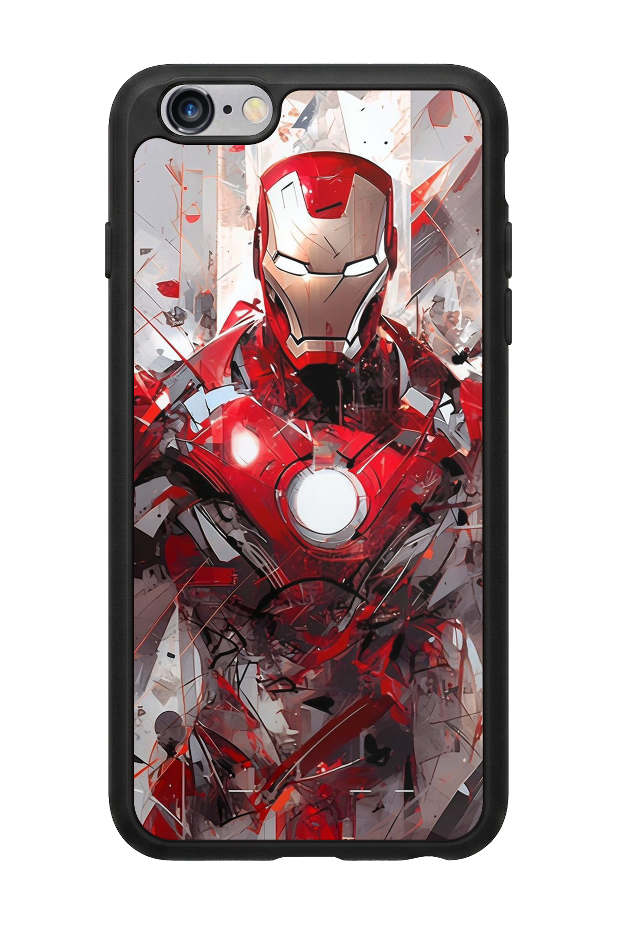 iPhone 6s Plus Uyumlu Iron Man ( Demir Adam ) Tasarımlı Glossy Premium Kılıf