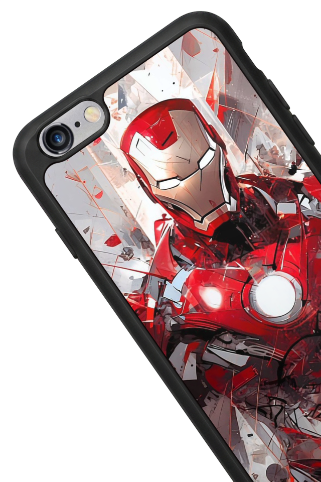iPhone 6s Plus Uyumlu Iron Man ( Demir Adam ) Tasarımlı Glossy Premium Kılıf