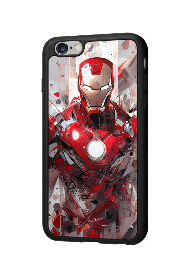 iPhone 6s Plus Uyumlu Iron Man ( Demir Adam ) Tasarımlı Glossy Premium Kılıf