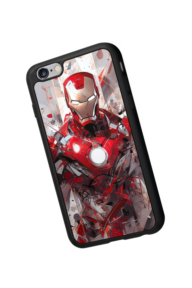 iPhone 6s Plus Uyumlu Iron Man ( Demir Adam ) Tasarımlı Glossy Premium Kılıf