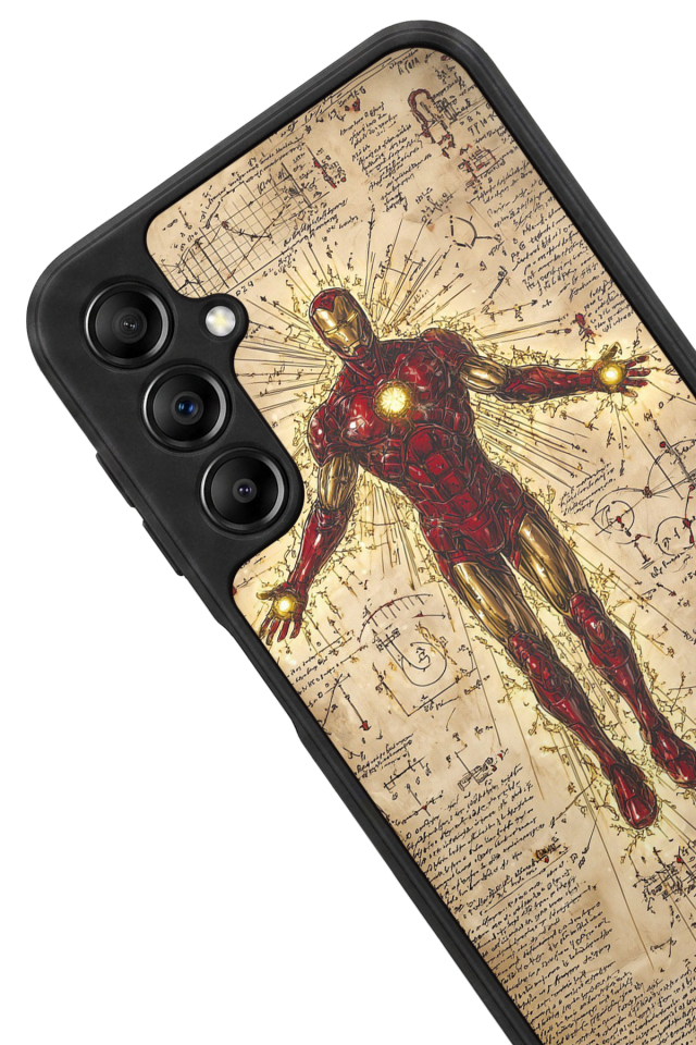 Samsung Galaxy A14 Uyumlu  Iron Man ( Demir Adam ) Tasarımlı Glossy Premium Kılıf