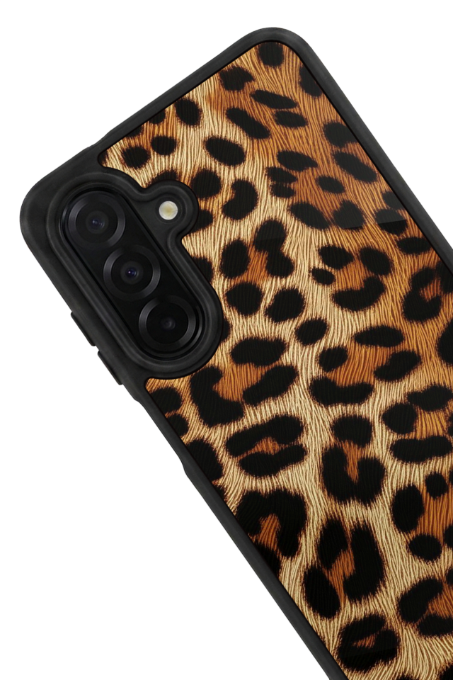 Samsung Galaxy A56 Uyumlu Leopar Tasarımlı Glossy Premium Kılıf