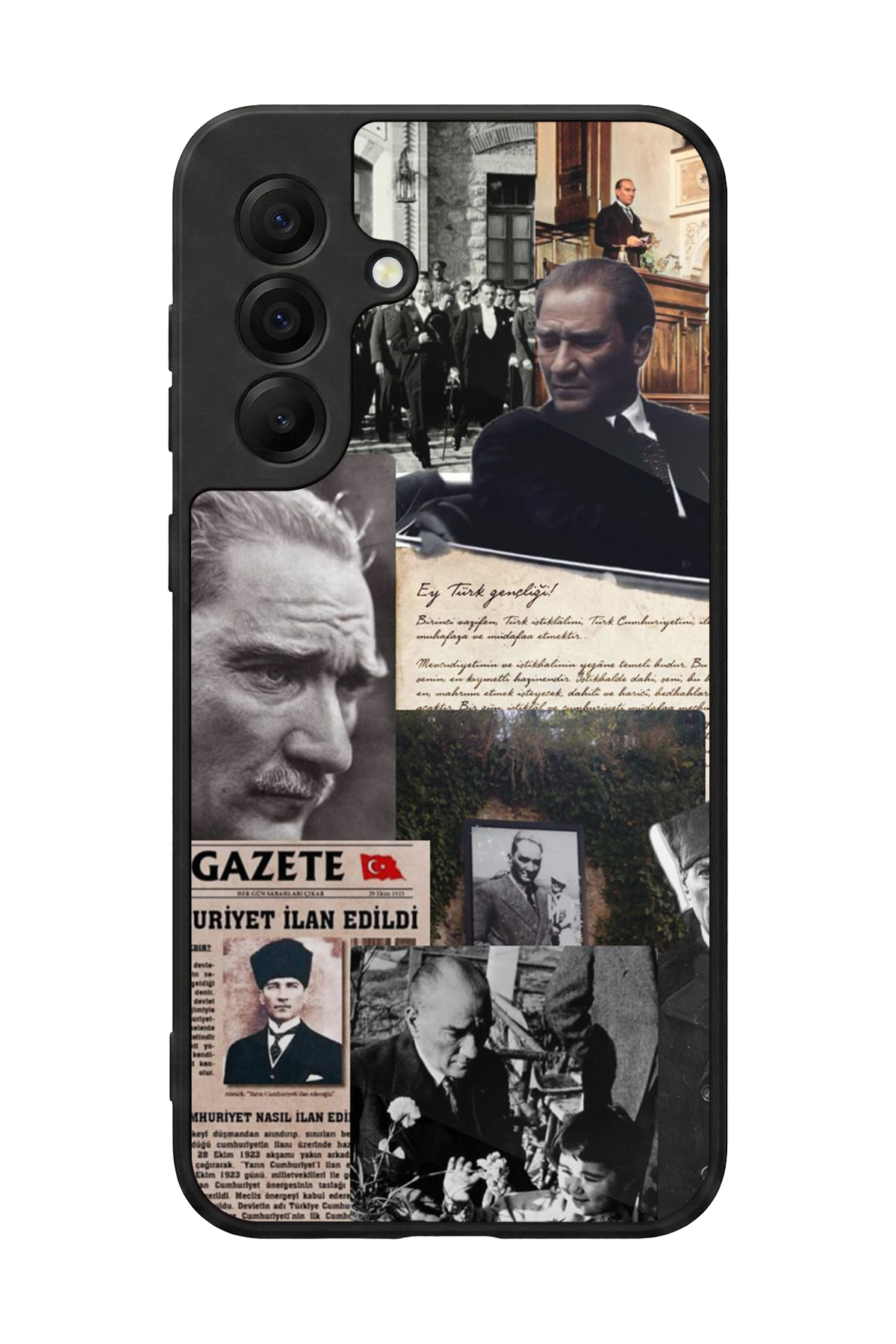 Samsung Galaxy A17 Uyumlu Mustafa Kemal Ataturk Tasarımlı Glossy Premium Kılıf