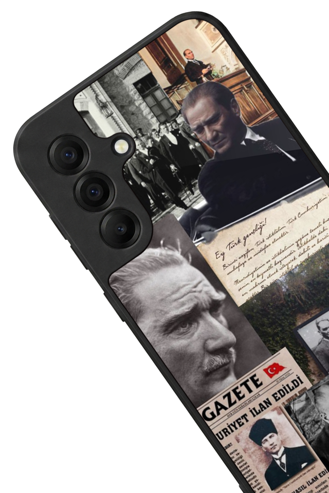 Samsung Galaxy A17 Uyumlu Mustafa Kemal Ataturk Tasarımlı Glossy Premium Kılıf