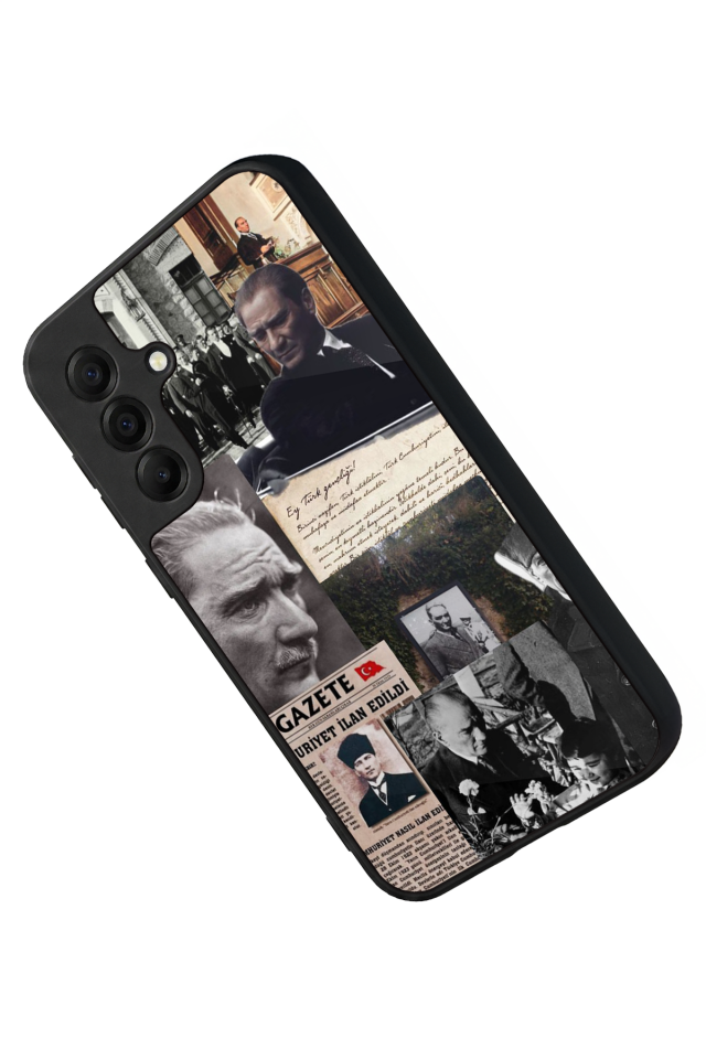 Samsung Galaxy A17 Uyumlu Mustafa Kemal Ataturk Tasarımlı Glossy Premium Kılıf
