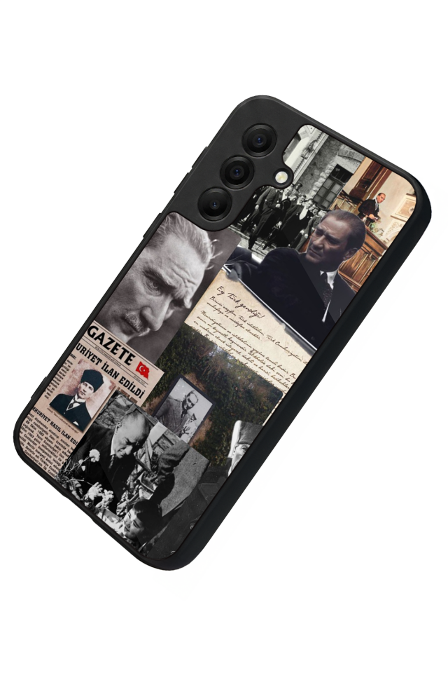 Samsung Galaxy A17 Uyumlu Mustafa Kemal Ataturk Tasarımlı Glossy Premium Kılıf