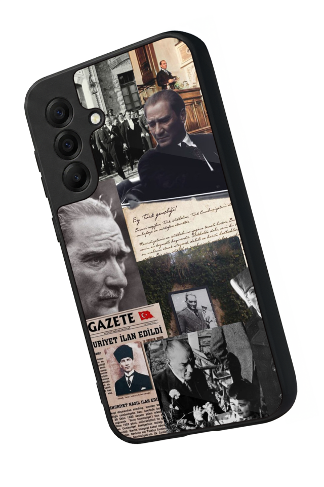 Samsung Galaxy A17 Uyumlu Mustafa Kemal Ataturk Tasarımlı Glossy Premium Kılıf