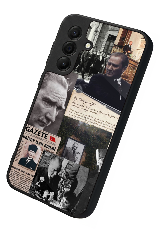 Samsung Galaxy A17 Uyumlu Mustafa Kemal Ataturk Tasarımlı Glossy Premium Kılıf