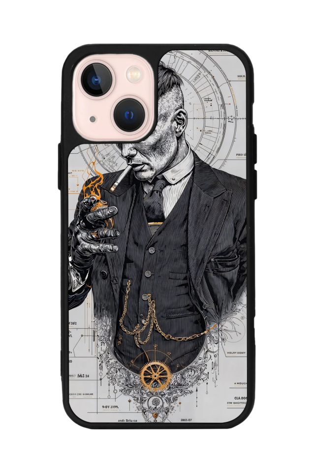 iPhone 15 Plus Uyumlu Peaky Blinders Tasarımlı Glossy Premium Kılıf