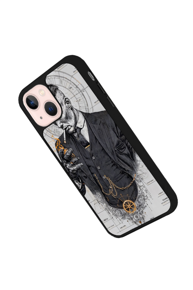 iPhone 15 Plus Uyumlu Peaky Blinders Tasarımlı Glossy Premium Kılıf