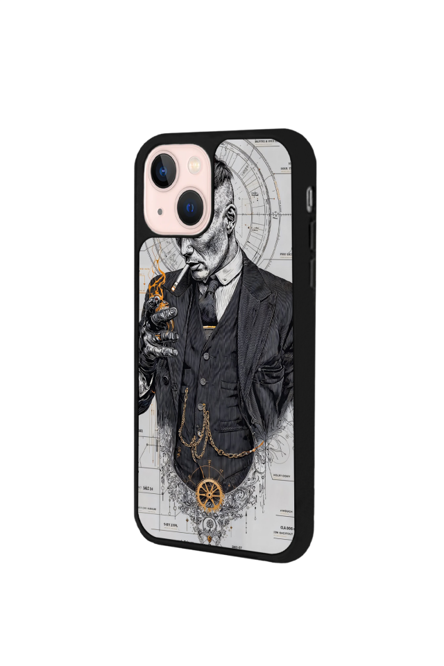 iPhone 15 Plus Uyumlu Peaky Blinders Tasarımlı Glossy Premium Kılıf