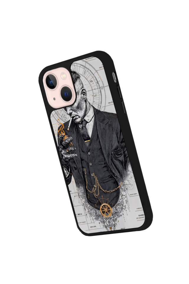 iPhone 15 Plus Uyumlu Peaky Blinders Tasarımlı Glossy Premium Kılıf