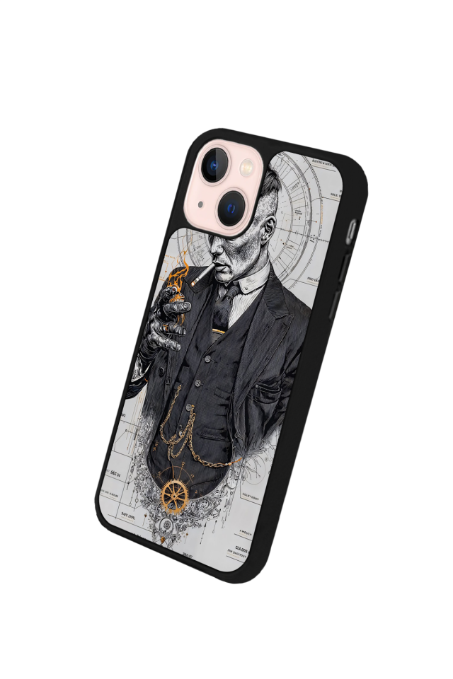 iPhone 15 Plus Uyumlu Peaky Blinders Tasarımlı Glossy Premium Kılıf