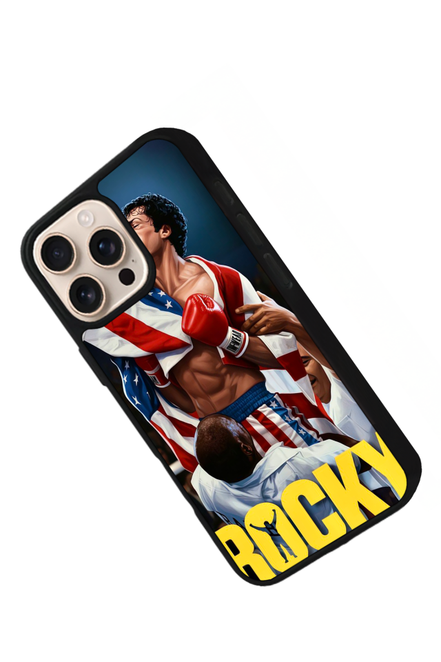 iPhone 14 Pro Uyumlu Rocky Tasarımlı Glossy Premium Kılıf