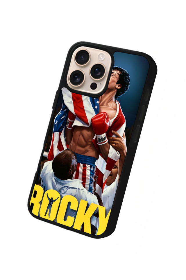 iPhone 14 Pro Uyumlu Rocky Tasarımlı Glossy Premium Kılıf