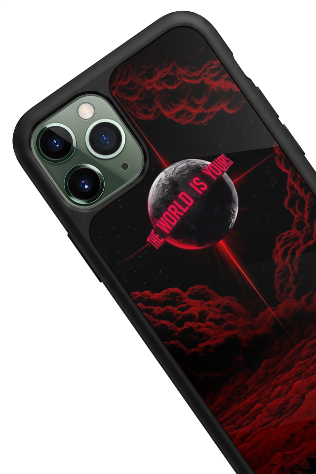 iPhone 11 Pro Max Uyumlu Scarface Tasarımlı Glossy Premium Kılıf