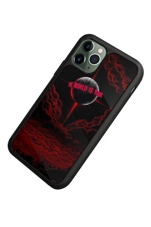 iPhone 11 Pro Max Uyumlu Scarface Tasarımlı Glossy Premium Kılıf