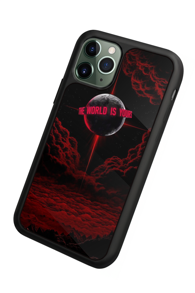 iPhone 11 Pro Max Uyumlu Scarface Tasarımlı Glossy Premium Kılıf