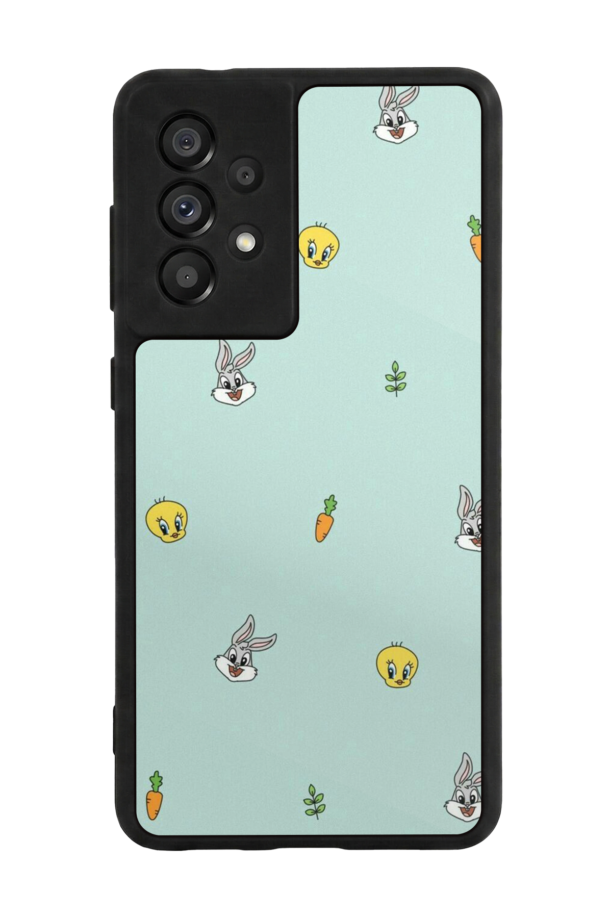 Samsung Galaxy A73 Uyumlu Tweety Tasarımlı Glossy Premium Kılıf