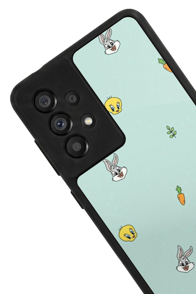 Samsung Galaxy A73 Uyumlu Tweety Tasarımlı Glossy Premium Kılıf