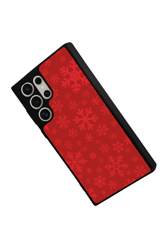 Samsung Galaxy S24 Ultra Uyumlu Yilbasi Christmas Tasarımlı Glossy Premium Kılıf