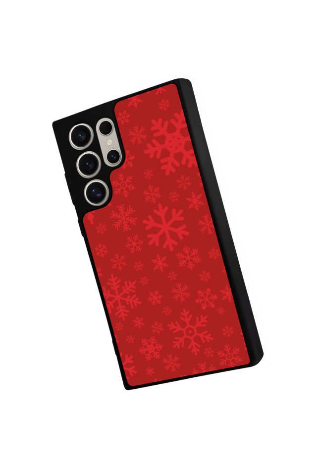 Samsung Galaxy S24 Ultra Uyumlu Yilbasi Christmas Tasarımlı Glossy Premium Kılıf