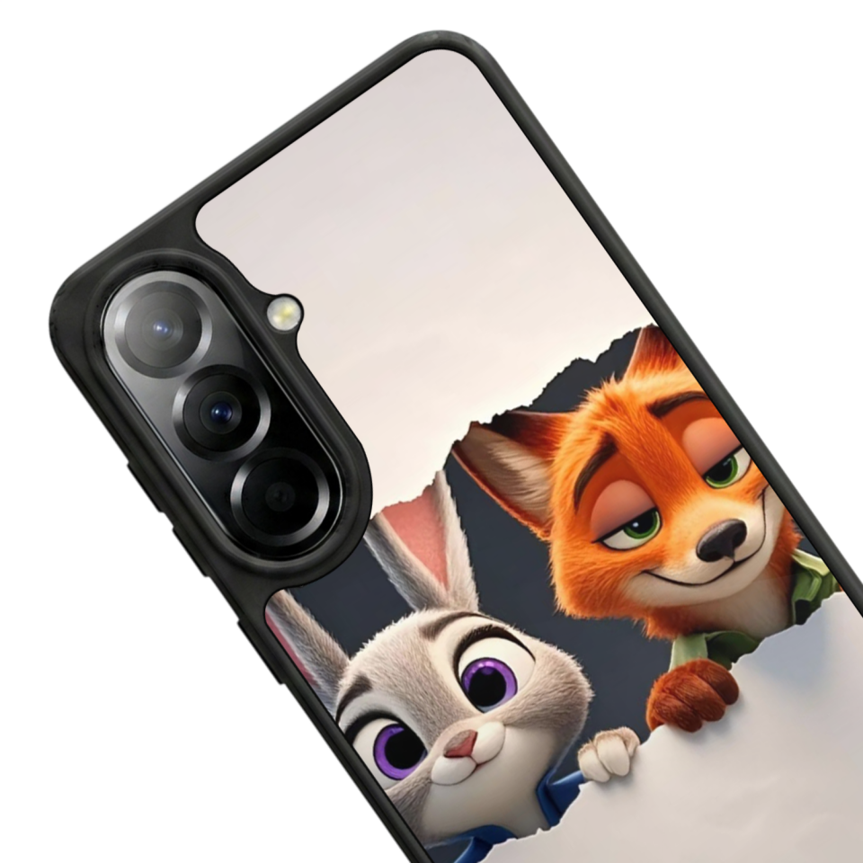 Samsung Galaxy A37 Uyumlu Zootropolis Tasarımlı Glossy Premium Kılıf