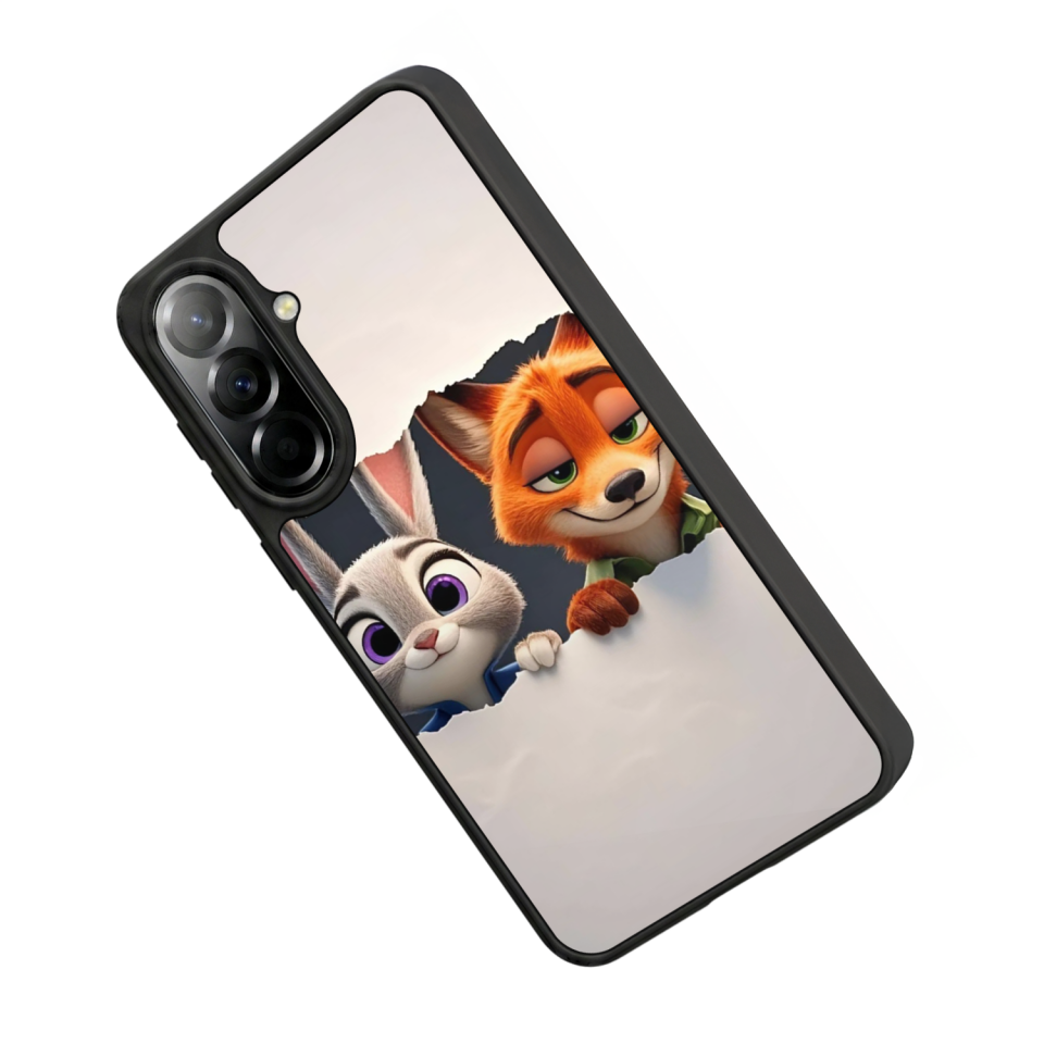 Samsung Galaxy A37 Uyumlu Zootropolis Tasarımlı Glossy Premium Kılıf