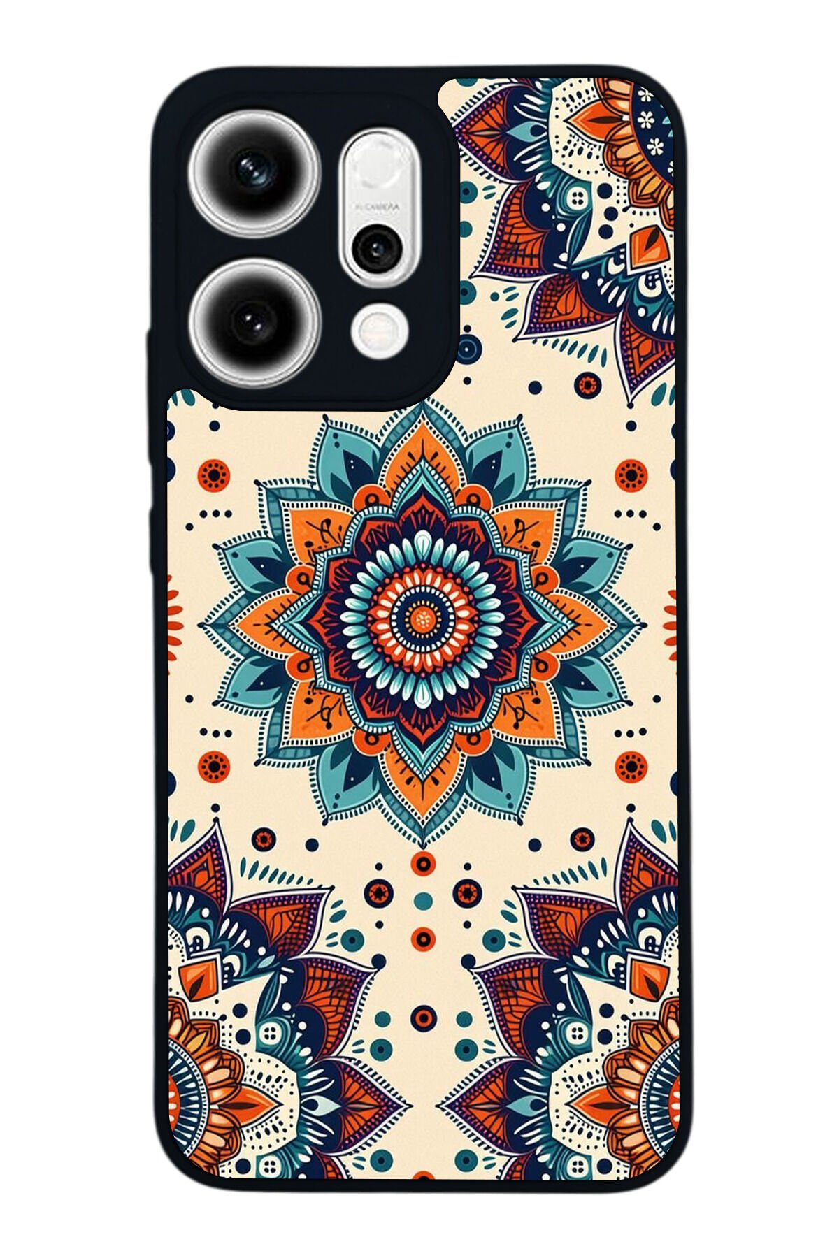 Oppo Reno 14 Uyumlu Mandaal Tasarımlı Glossy Premium Kılıf
