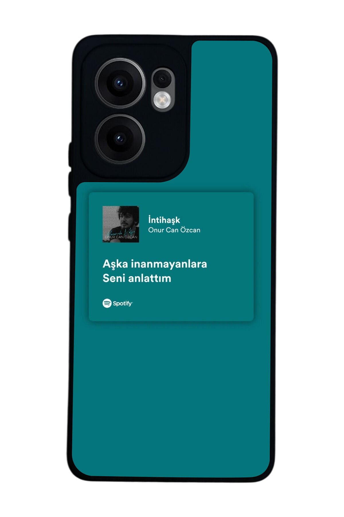 Oppo Reno 13F Uyumlu Sarki Sozleri Tasarımlı Glossy Premium Kılıf