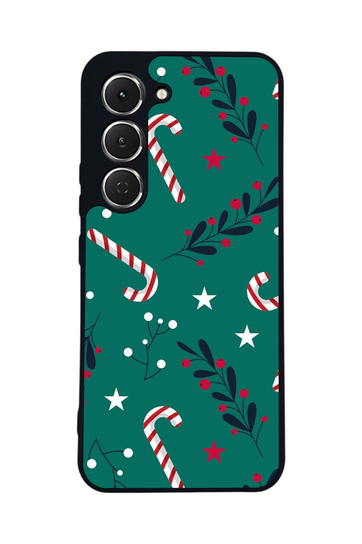 Tecno Spark 40 Pro Uyumlu Yilbasi Christmas Tasarımlı Glossy Premium Kılıf
