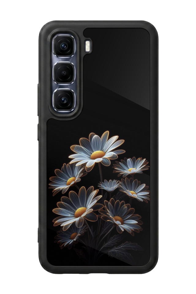 Infinix Hot 60 Pro Plus Uyumlu Cicek Tasarımlı Glossy Premium Kılıf